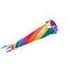 CIM Manica a vento - Windturbine 90 RAINBOW - Impermeabile e resistente ai raggi UV - Ø20cm, Lunghezza: 90cm - incl. clip girevoli con cuscinetti a sfere