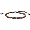 Fossil Bracciale Da Uomo, Lunghezza: 250 mm, Larghezza: 4 mm Bracciale In Acciaio Inossidabile Argento, JF04413040