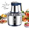 Ywmkasl Tritatutto Elettrico Mini Tritatutto Carne Elettrico 5L Con 5 Livelli di Velocità e 6 Lame in Acciaio Inox 500W Tritatutto Cucina per Carne, Verdure, Alimenti per Neonati e Frutta (Blu Navy)