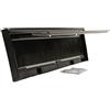 Stormguard 06SR0310000W, cassetta postale interna in metallo, con coperchio nero, 293 x 77 mm