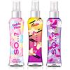 SO...? Body Mist by So…? Womens Candy Floss, Vanilla, Sweet Pea Body Spray Mixed Fragrance Bundle 100ml (Pack of 3)