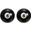 PATIKIL Palla Biliardo di Ricambio #8 2-1/4 Pollici, 2 Pezzi Palla Biliardo Standard di Dimensioni Regolamentari per Sala Giochi Sala Biliardo, Nera