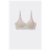 Tezenis Reggiseno Balconcino Non Imbottito In Pizzo Riciclato Paris Donna Bianco