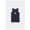 Tezenis Canotta Spalla Larga Bambini In Cotone Stampato Unisex Unisex Blu