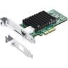 10Gtek per Intel X550-T1 10GbE PCI-E Scheda di Rete, Single Copper RJ45 Port with X550-AT2 Controller, 10Gbit PCI Express x4 LAN Adapter, Support Windows Server/Linux/ESX