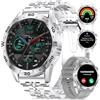 LIGE 1.43" AMOLED Smartwatch Uomo con Chiamata Bluetooth 400mAh Cardiofrequenzimetro SpO2 IP68 Impermeabile 124 Modalità Sportive Smartwatch per Android iOS (ST5-D PRO)