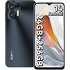 OUKITEL C36 256GB Android 14 Smartphone, 24GB+256GB/1TB, 6.56HD+/90Hz Display Telefono Cellulare,13MP Fotocamera,5150mAh,Dual SIM 4G Telefoni Offerta,Face ID/Fingerprint/Octa Core/GPS/OTG, Nero,2025