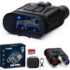 CIGMAN Visore Notturno, CIGMAN Occhiali per Binocolo Visione Notturna 400M Display HD da 3, Binocoli Termici Ricaricabili da 5000mAh Fotocamera HD f/1.4, Zoom Digitale 8X per Caccia, Campeggio, Osservazione