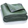 GardenMate 6m x 10m Teloni Protettivi Premium 200 g/m² Telone di Tessuto per Coprire, Proteggere, Telone per Barche - Verde, Alta Qualità