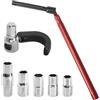 KUHAWL Chiave con dado a stelo, strumento di montaggio, chiave per raccordi, rubinetto, strumento universale