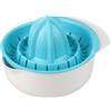 Fackelmann 27040 Spremiagrumi manuale 500 ml, spremi agrumi con contenitore, spremi arance, limoni, pompelmi e lime, per spremute e succo di limone, plastica, Multicolore, 18 x 14 x 12 cm