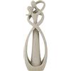 Trycooling Statua degli amanti del bacio Scultura astratta Statue in resina per la decorazione domestica moderna Home Office Scaffale da scrivania Decorazione per libreria