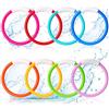 JOYIN Anello da Immersione da 8 Pezzi, Giocattoli da Immersione per Bambini, Giochi subacquei, Giochi d'Acqua,Animali da Immersione,Estate