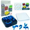 Yeefunjoy Rompicapo Giochi Bambini Gadget Compleanno Giochi Puzzle Cubo Rompicapo Gioco Intelligenza Giochi 7 8 9 10+ Anni Cubi Rompicapo Regali di Natale Regali di compleanno Premi di classe(Blu)