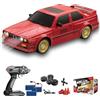 Hylukon Auto telecomandata 2,4 GHz RC Drift Car 30 km/h - 1/16 Auto da Corsa Drift con Luci Anteriori e Posteriori Stile Retro