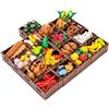 CYJXL set a tema cibo, supporto per vetrina, compatibile con mini personaggi Lego