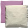Generic Crociedelizie, Cuscino copricuscino arredo federa tela aida ecrù beige con cerniera 40 50 60 cm da ricamare ricamabile punto croce