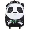 BAGTROTTER Zaino con ruote 31 cm Kindergarten Bambini Nero Panda