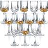 Srgeilzati Bicchieri Cordial Con Gambo - da Sherry, Porto, Liquore e Limoncello - 50 ml (12 Pezzi)