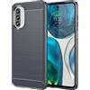 TingYR Cover per Motorola Moto G52, Ultra Sottile di Gomma, Ottima Cover Antiurto TPU Flessibile, Custodia Case per Motorola Moto G52 Smartphone.(Grigio)