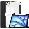 HAIEHAEYXZ Custodia per iPad Air 13 (M2) 2024/iPad Pro 12.9 2022/2021/2020/2018 Smart Cover + portamatite con supporto sottile per iPad Air 13 (M2)/iPad Pro 12,9 6a generazione/5a generazione/4a generazione/3a