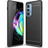 TingYR Cover per Motorola Edge 20 PRO, Ultra Sottile di Gomma, Ottima Cover Antiurto TPU Flessibile, Custodia Case per Motorola Edge 20 PRO Smartphone.(Nero)