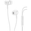 AQL AUDIO QUALITY LAB AQL Acoustic | Cuffie Auricolari a Filo Cablato con Microfono e Tasto Risposta Integrato per Smartphone - Stereo - Jack da 3,5mm - Bianco