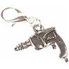 Miniblings Trapano a Batteria cacciavite Trapano Charm - Gioielli Fatto a Mano Argento Placcato I Ciondoli - Braccialetto di Fascino - Pendente per Il Braccialetto
