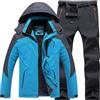 LDZYXY Regalini Di Natale Economici Giacca Da Sci Da Uomo E Pantaloni Set, Tuta Da Neve Isolata Antivento, Cappotto Da Neve Invernale Caldo Per Snowboard Tuta Da Sci Uomo Completa Completo Neve Uomo XL