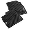 Audi 89B061501041 - Tappetini in gomma per tutte le stagioni, per tutte le stagioni, colore: nero, con scritta Q4