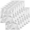 FENGQQKJ - 12 pannelli 3D, pannelli PVC 3D, pannelli murali 3D, rivestimenti per facciate, pannelli per pareti da gioco, pannelli murali e carta da parati per soggiorno, camera da letto