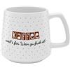 GRUSS & CO Tazza da caffè conico, gres, 43 cl, multicolore, 48452