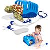My Little Vet Basket - Set Cucciolo di Tartaruga Marina di Deluxebase, kit giocattolo veterinario per bambini. Un carinissimo set a tema animale ideale per giochi d'immaginazione