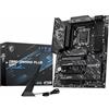 MSI Z890 GAMING PLUS WIFI,Scheda Madre, ATX - Supporta processori Intel Core Ultra (Serie 2), LGA 1851, memoria DDR5 9200+ MT/s OC, PCIe 5.0 x16, M.2 Gen5, Intel Killer 5G LAN, Wi-Fi 7