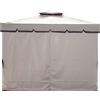 Megashopitalia Set 4 Teli Laterali di Ricambio per Gazebo da Giardino Beige (3X4 MT)