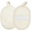 LWMLWM Purificatore esfoliante per il corpo in spugna di luffa naturale(2 pezzi), Spugna da bagno doccia in luffa biodegradabile per la protezione dell'ambiente,Loofah per donne e uomini