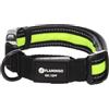 Flamingo Cane Collare Flitzy Nero & Giallo M 35-50cm 25mm
