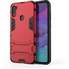 TingYR Cover per ASUS Zenfone Max PRO (M1) Cover, Supporto Pieghevole, Cover Telefono Antiurto in TPU/PC, Custodia per ASUS Zenfone Max PRO (M1).(Rosso)