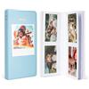 HIYQIN Album fotografico per Instax Wide Film 3,5 x 4,25, 64 tasche album fotografico con finestra per foto adatto per Fujifilm Instax Wide 400/300/210/200/Polaroid 600 i-Type, blu