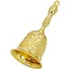 ZHYUAN Campanello A Mano in Metallo - Campana Con Maniglia per Reception, Casa, Scuola e Decorazione Delle Vacanze Natale