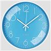 Outpicker 30cm Moderno Orologio da Parete Silenzioso al Quarzo Decorazione da Parete per Cucina Ufficio Soggiorno (blu cielo)