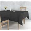 Cieffepi Home Collections MULTICOLOR Tovaglia da tavola in varie dimensioni e colori (Nero, 140 x 300 cm)