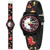 Timever Orologio per Bambino,Orologio Analogico al Quarzo per Ragazzi e Ragazze con Cinturini in Tessuto Elastico e Farfalle/Dinosauri/Fiori,Regalo per Bambini dai 3 ai 12 Anni
