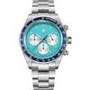TAYSHILEY RollsTimi RT7931 - Orologio da uomo al quarzo, cronografo in acciaio inox, sportivo, impermeabile, movimento al quarzo giapponese VK63, vetro zaffiro sintetico, quadrante con data automatica