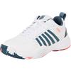 K-Swiss Court Express 2, Scarpe da Tennis, White Stargazer Neon Blaze, 32.5 EU