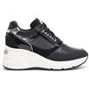 Nero Giardini I308310D Sneakers Donna in Pelle E Camoscio - Nero 38