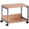 Durable 3710124 - System Multi Trolley 48, Argento Metallizzato / Faggio