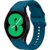 EMIOBAND Cinturino Compatibile per Samsung Galaxy Watch 5 40mm 44mm/Galaxy Watch 5 PRO 45mm,Cinturino Sportivo in Silicone per Galaxy Watch 4 44mm 40mm/Galaxy Watch 4 Classic 46mm 42mm(Stella Blu-1