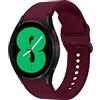 EMIOBAND Cinturino Compatibile per Samsung Galaxy Watch 5 40mm 44mm/Galaxy Watch 5 PRO 45mm,Cinturino Sportivo in Silicone per Galaxy Watch 4 44mm 40mm/Galaxy Watch 4 Classic 46mm 42mm(Vino Rosso-1