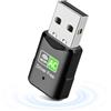 RUIZHI Adattatore USB WiFi 650 Mbps, dongle wifi dual band Compatibile con Windows Vista/XP/Win7/8.1/10/11